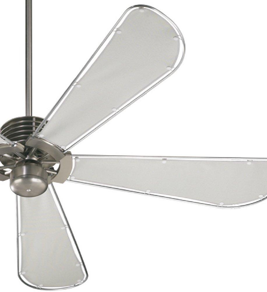 Quorum International Satin Nickel 5-Blade Ceiling Fan with 60 in. Blade Span 