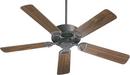 Quorum International Toasted Sienna 66W 5-Blade Ceiling Fan with 52 in. Blade Span and Light Kit 