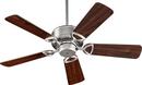 Quorum International Satin Nickel 5-Blade Ceiling Fan 
