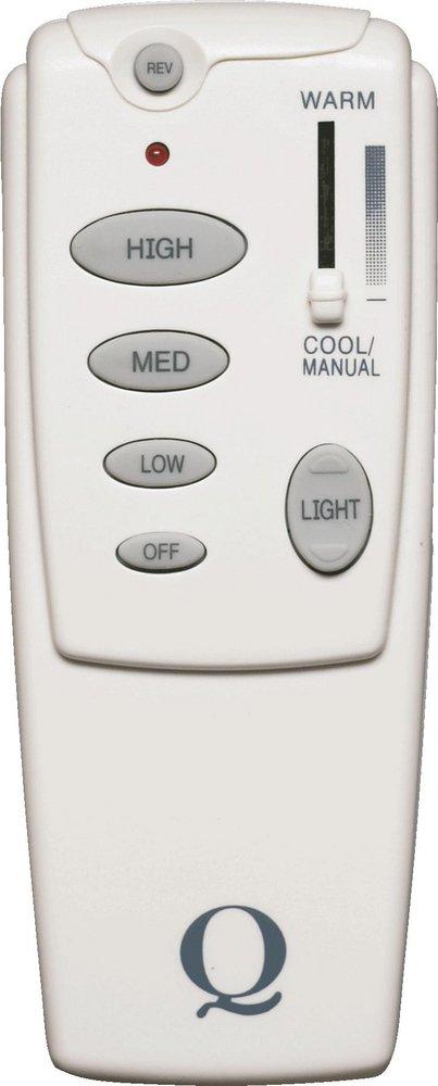 Quorum International White Reversible with Down Light Remote 