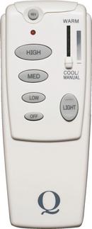 Quorum International White Reversible with Down Light Remote 