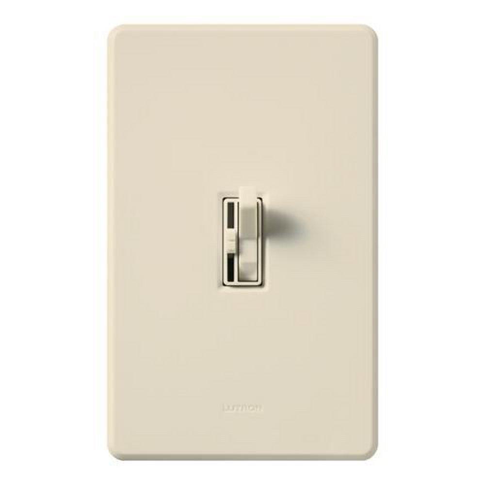 Lutron Electronics Light Almond 2-43/50 in. 3 Speed 1-Pole/3-Pole Fan Control 
