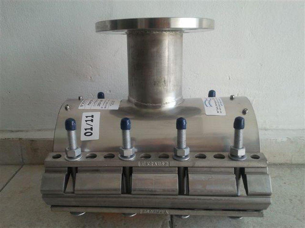 Krausz USA 12 in. Repair Clamp 4.47 - 5.27 in. OD 