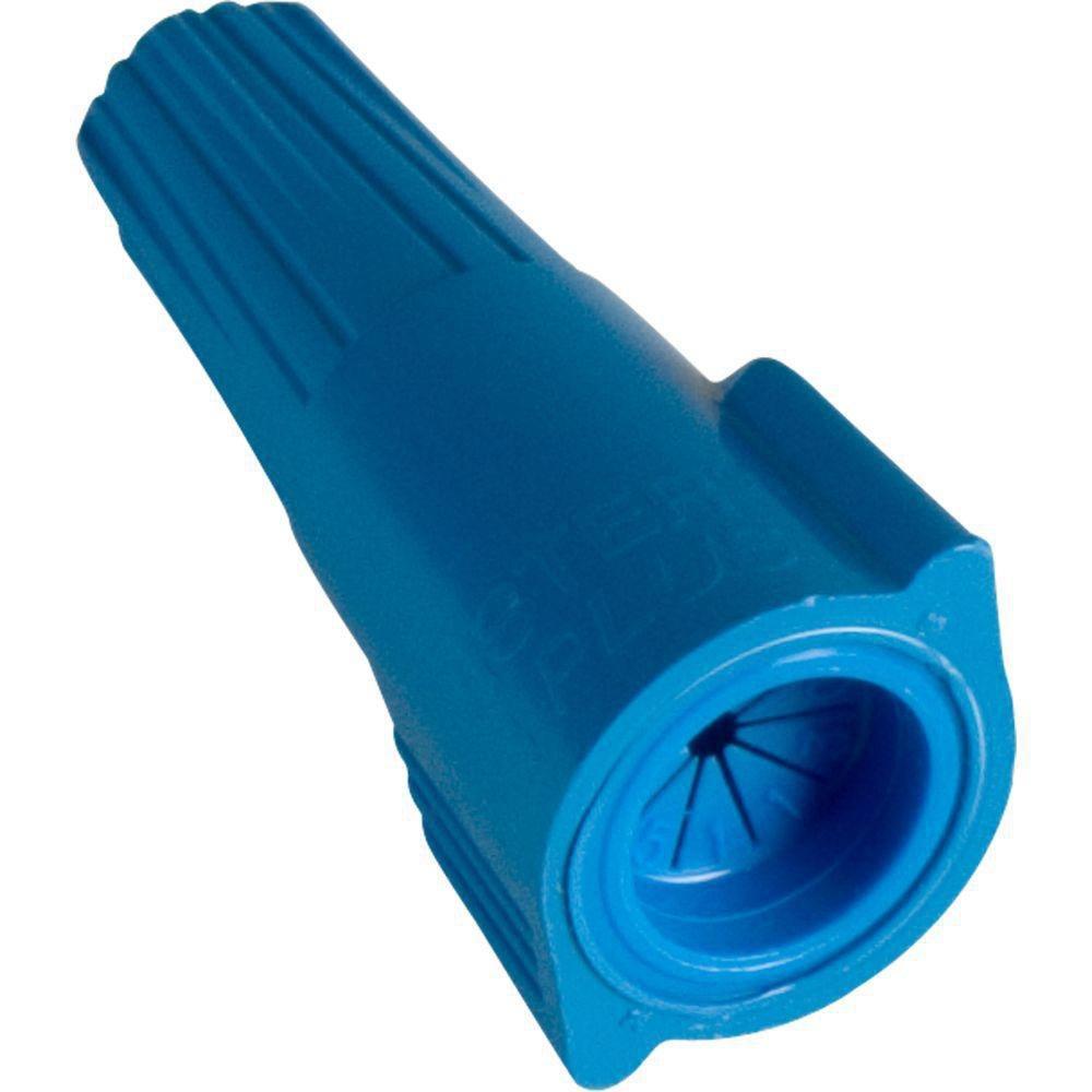 King Innovation Blue 2 x 13/16 in. Direct Bury Silicone Wire Connection in Blue 