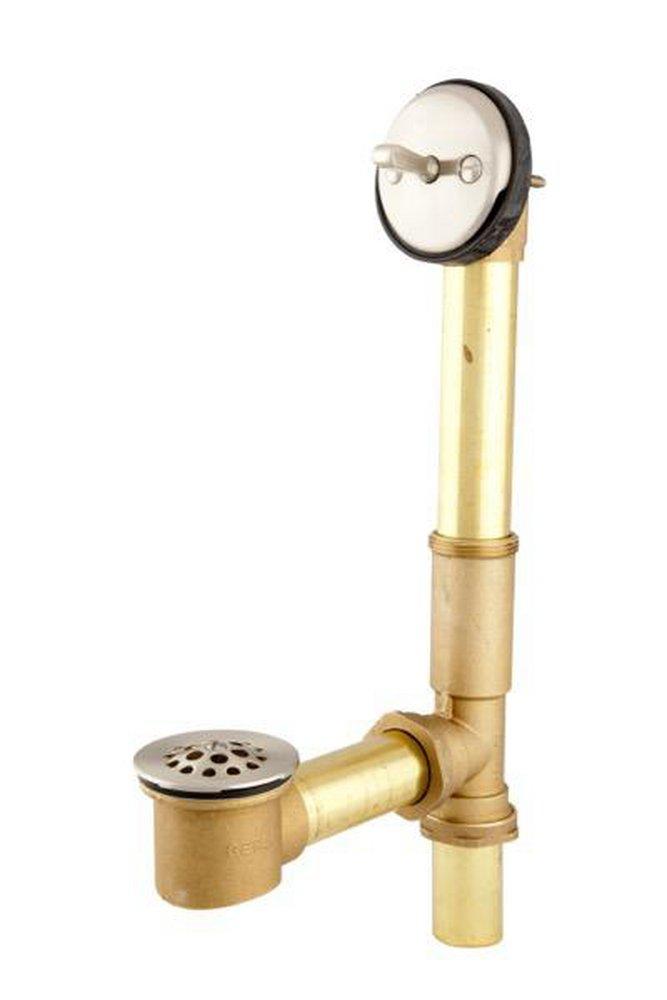 Gerber Plumbing Brushed Nickel Brass Trip Lever Drain Waste and Overflow 