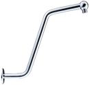 13 in. S-Shaped Shower Arm with Flange Polished Chrome