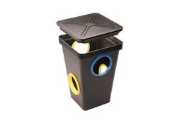 15-1/2 x 11 x 11 in. 4-Hole Drop Box with Lid