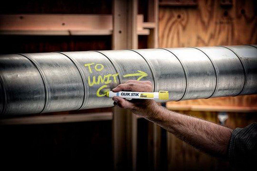 Markal&reg; Yellow 6 in. Solid Paint Marker 