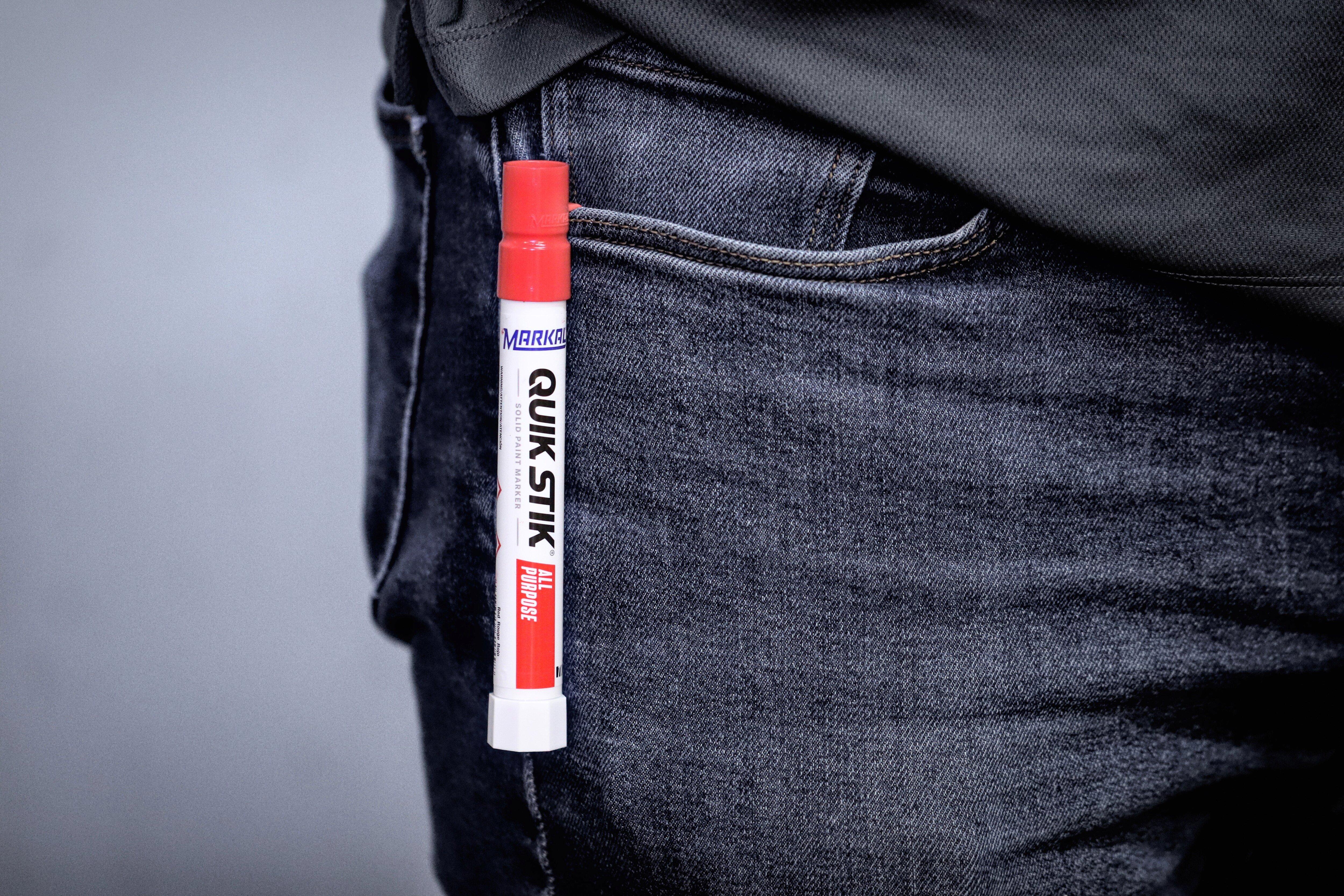 Markal&reg; Yellow 6 in. Solid Paint Marker 