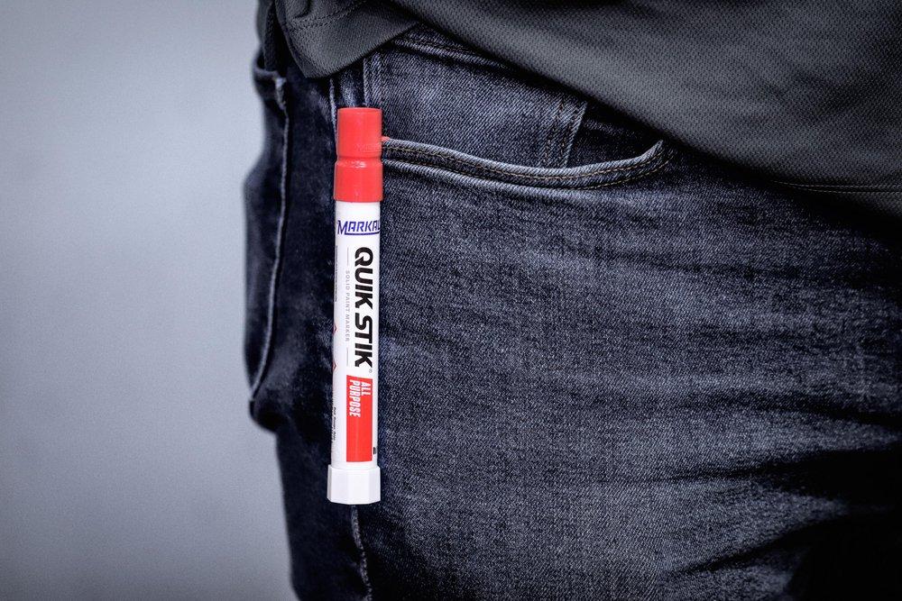 Markal® White 6 in. Solid Paint Marker 