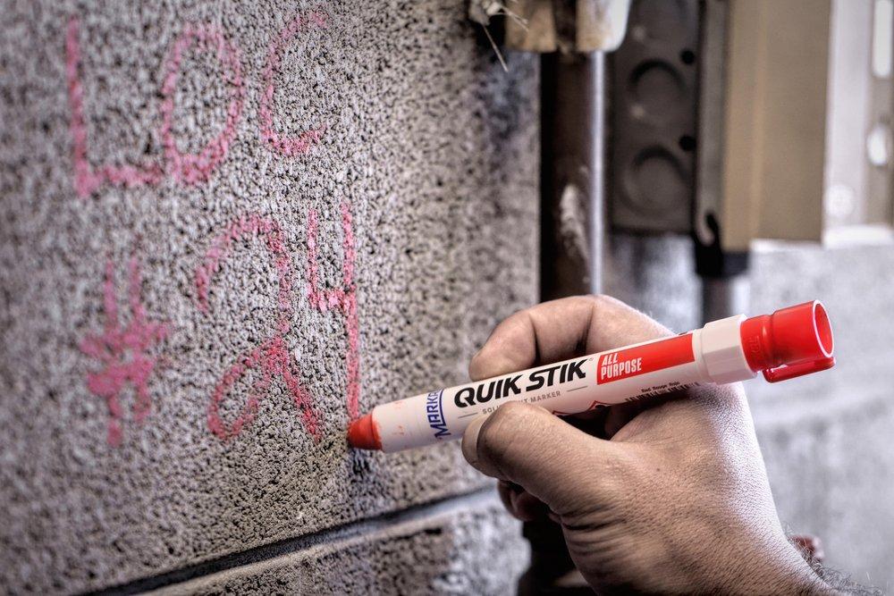 Markal® White 6 in. Solid Paint Marker 