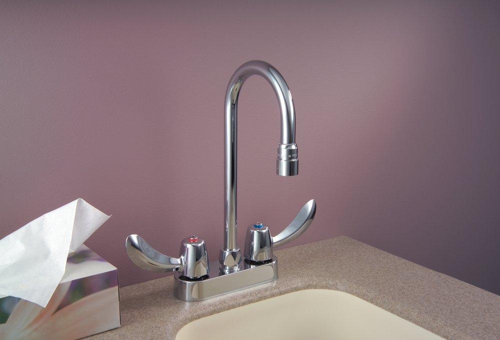 Delta Faucet Chrome Two Handle Kitchen Faucet 