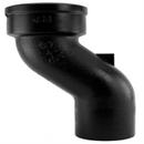 Black Spigot x Hub 45 Degree Cast Iron Reducing Offset 
