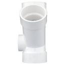 White PVC DWV Double Wye 