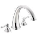 Moen Polished Chrome Two Handle Roman Tub Faucet Trim Only 