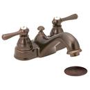 Two Handle Centerset Bathroom Sink Faucet in Brilliance Champagne Bronze
