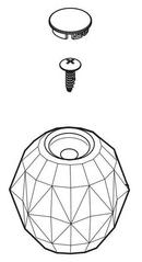 Moen Unfinished Acrylic Handle Kit 