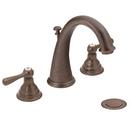 Moen Oil Rubbed Bronze Two Handle Widespread Bathroom Sink Faucet with Pop-Up Drain Assembly 