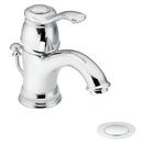 Moen Polished Chrome Single Handle Centerset Bathroom Sink Faucet 