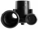 Black Hub x Spigot Service Cast Iron Raised Head Starter Fitting 