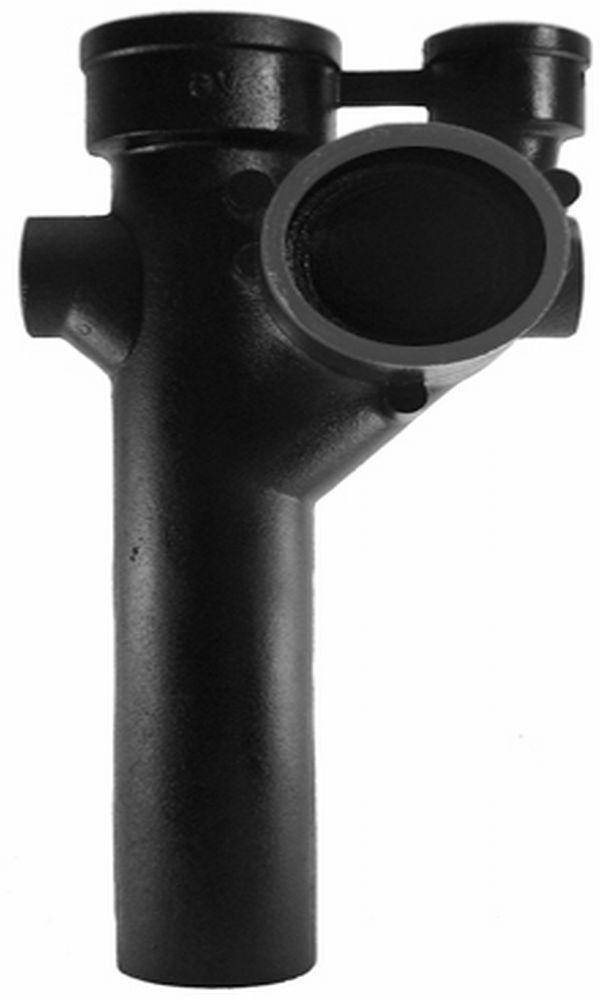 Black Hub x Spigot Service Cast Iron Left Hand Starter Fitting 