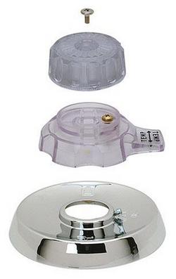 Single Handle Valve Trim in Polished Chrome