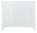 Sterling White 60 x 37-1/2 x 54-1/4 in. Tub & Shower Wall 
