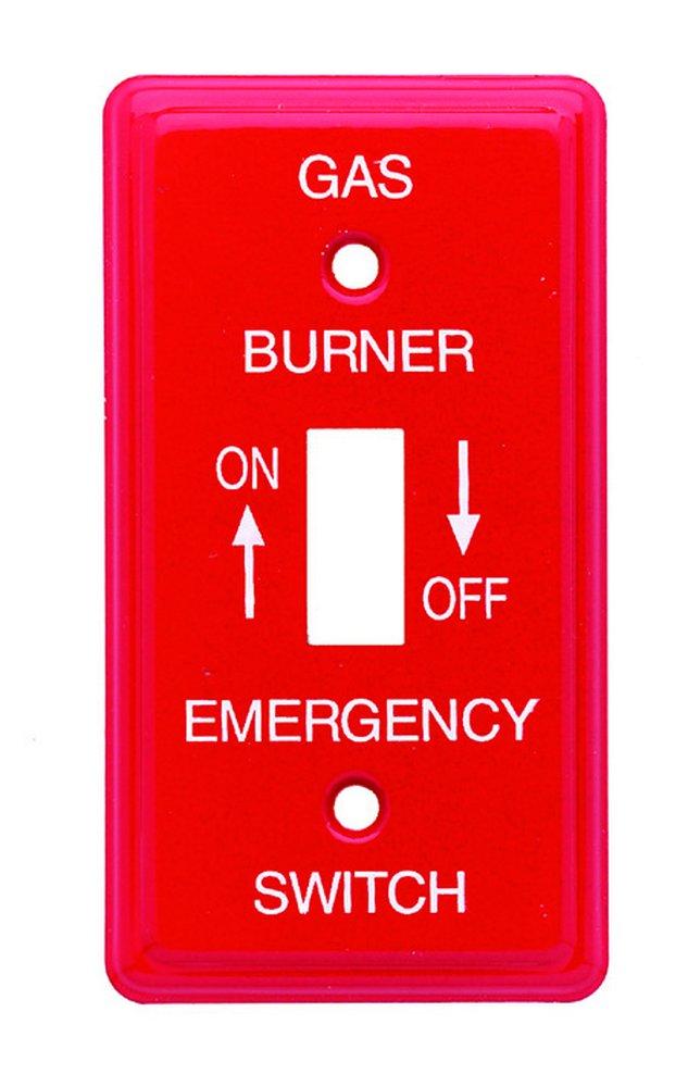DiversiTech® Red 4-1/2 x 2-1/2 in. Switch Cover Gas 