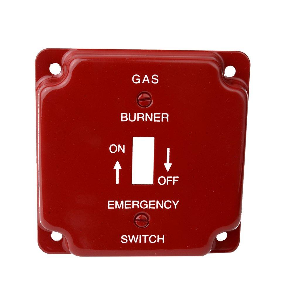 DiversiTech® Red 4 in. Switch Cover for Gas and Oil Burner 