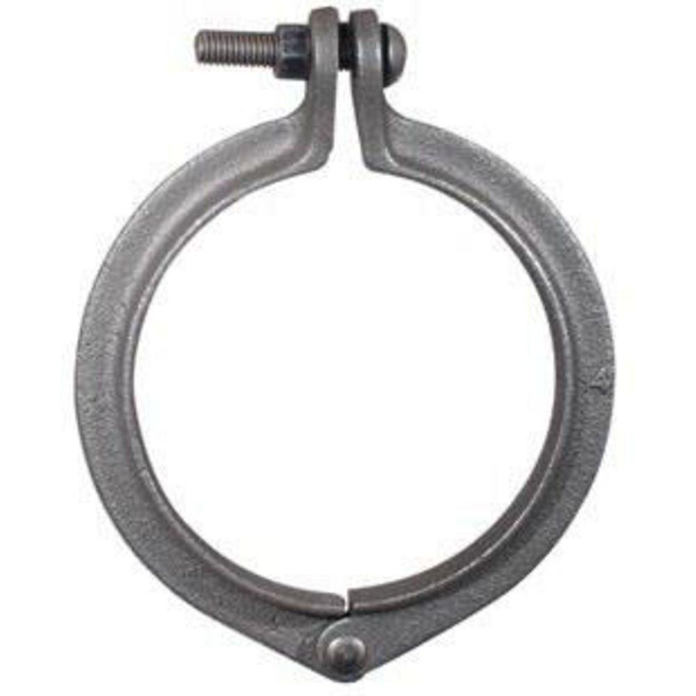 1-1/4 Black Malleable Iron Split Pipe RING ONLY 