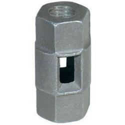 Malleable Iron Straight Rod Coupling in Black