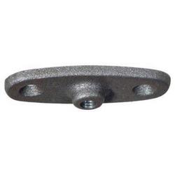 3/8 in. Threaded Black Malleable Iron Ceiling Flange