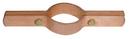 4 in. Carbon Steel Riser Clamp in Copper Plated