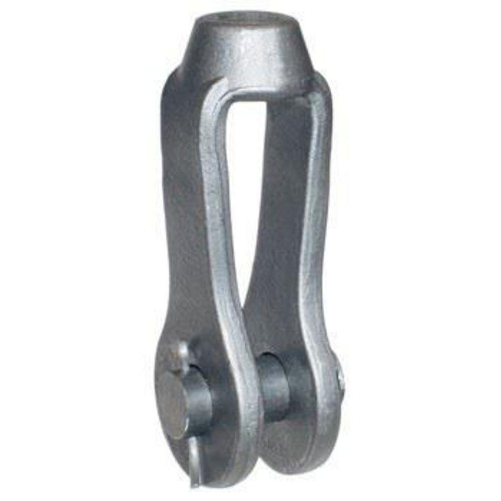 5/8 Black Forged Steel CLEVIS Less PIN 