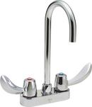 Delta Faucet Chrome Two Handle Centerset Bathroom Sink Faucet Lever Handle 