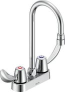 Two Handle Lever Deck Mount Service Faucet in Chrome