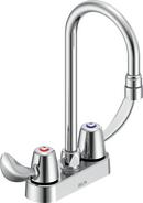 Delta Faucet Chrome Two Handle Lever Deck Mount Service Faucet 