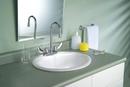 Delta Faucet Chrome Two Handle Lever Deck Mount Service Faucet 