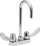 1 gpm 2-Hole Deck Mount Centerset Lavatory Faucet with Double Lever Handle (Less Pop-Up) in Polished Chrome