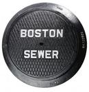 SIGMA 8 in. Manhole Ring and Cover for Boston Sewer 