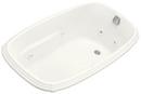 60 x 32 in. Thermal Air Drop-In Bathtub with Reversible Drain in White
