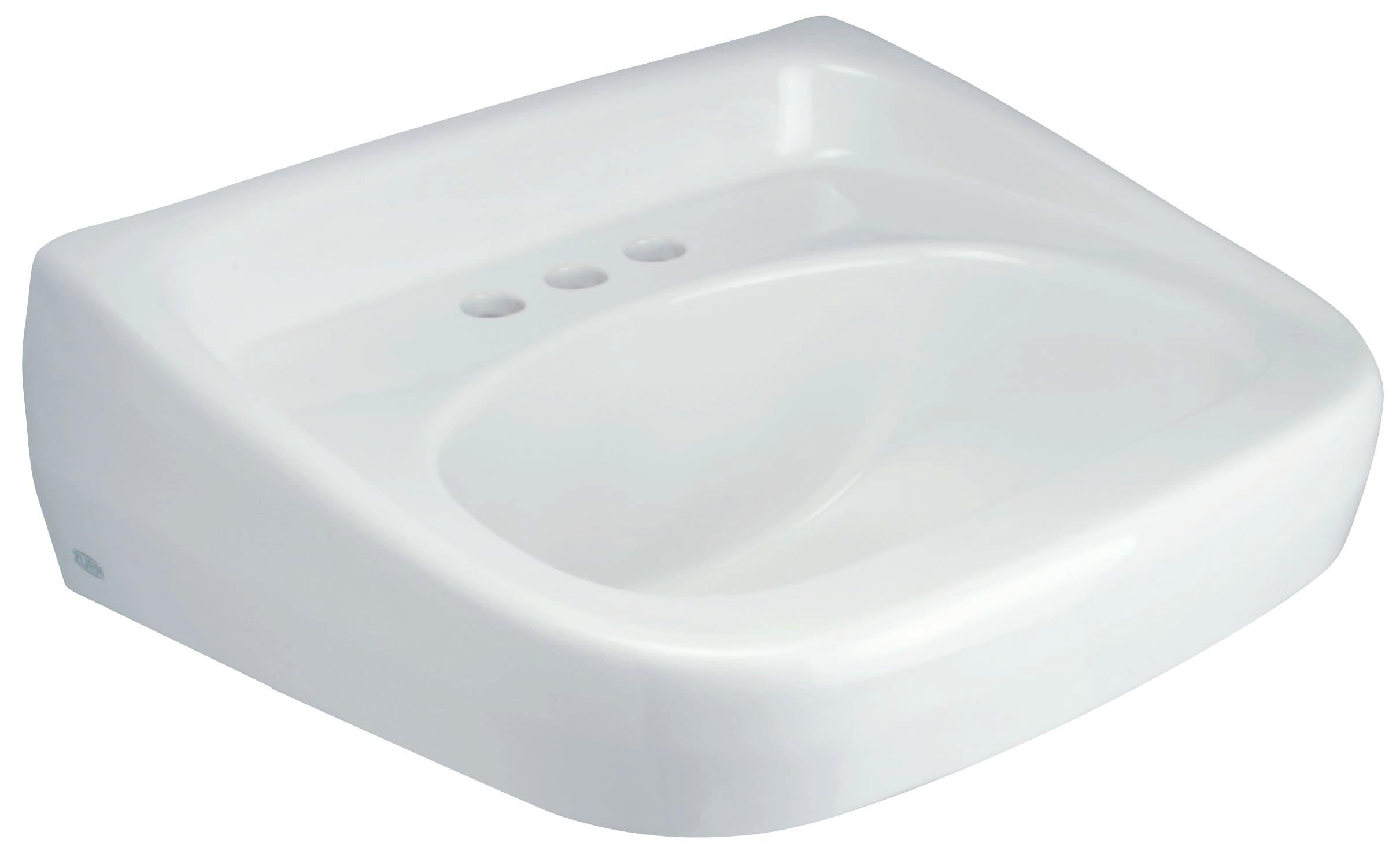Zurn White Pedestal Vessel 