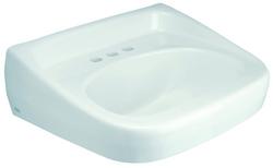 21-1/2 in. Wall Mount Bathroom Sink in White