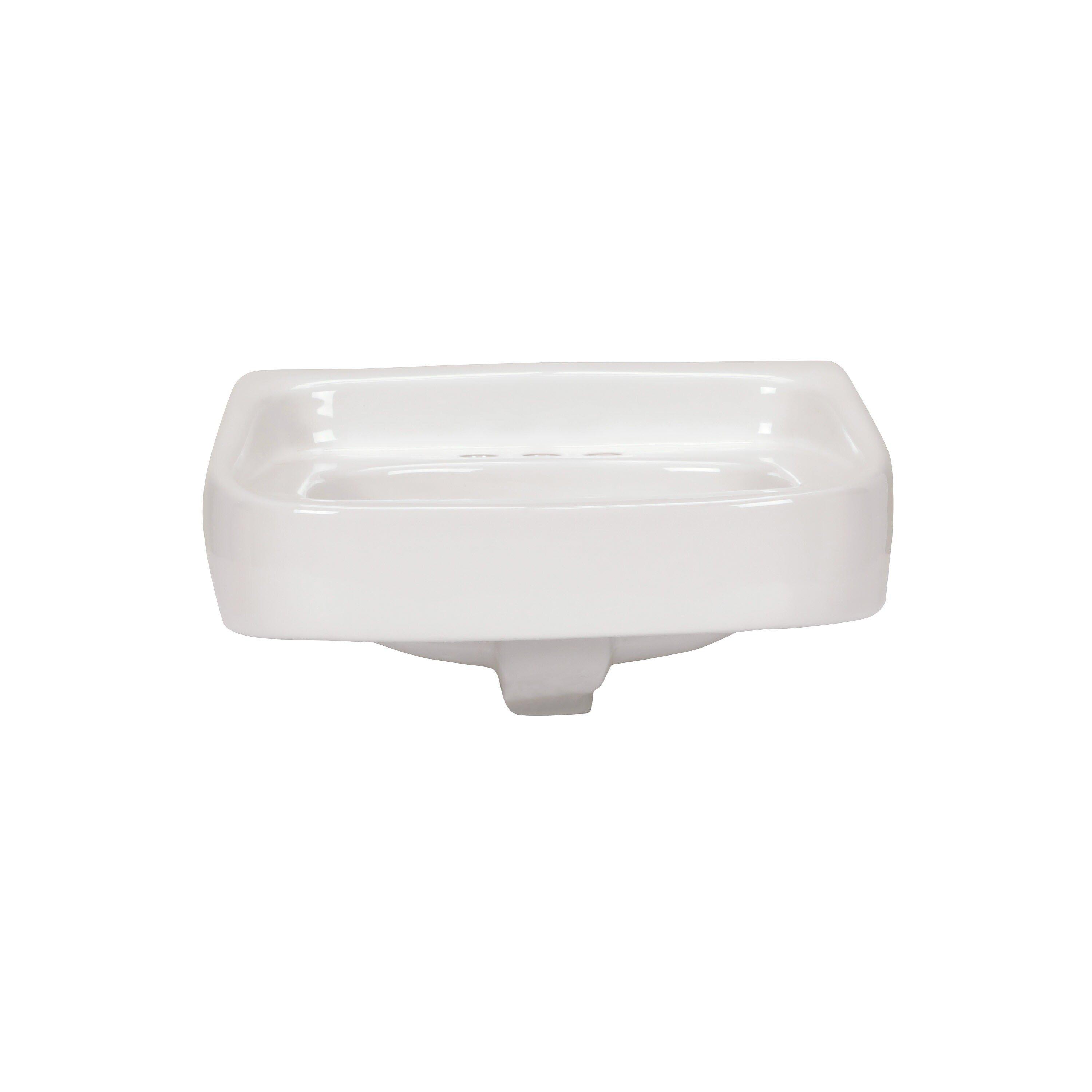 Zurn White Pedestal Vessel 