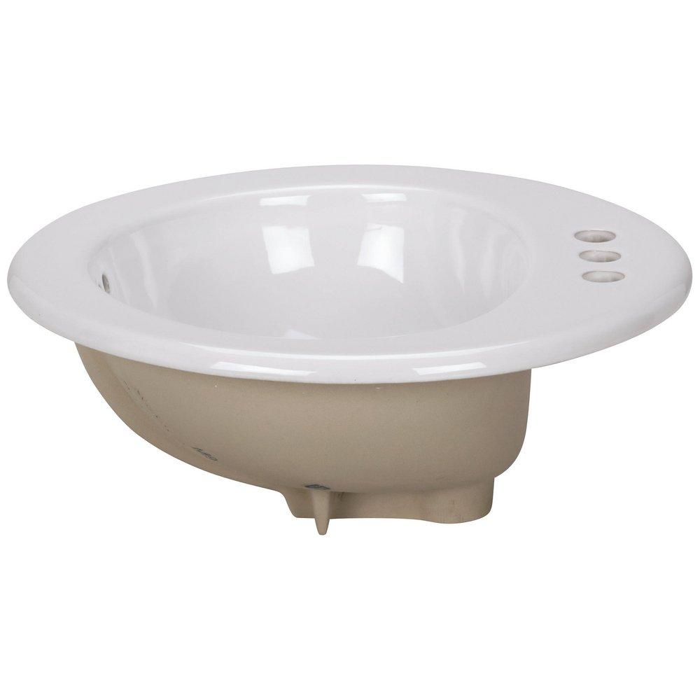 Zurn White Drop-in Basin 
