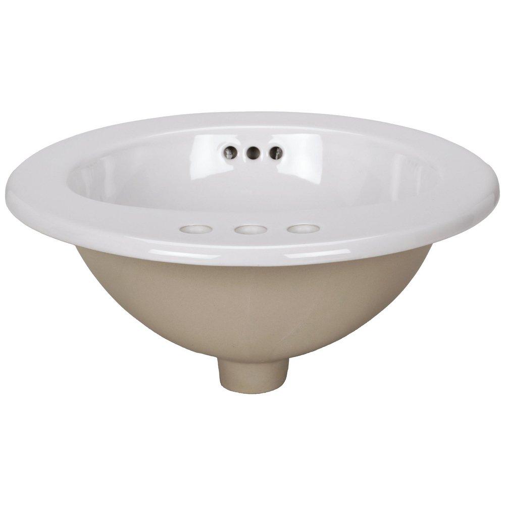 Zurn White Drop-in Basin 