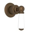 Perrin & Rowe&reg; English Bronze Single Handle Transfer & Diverter and Volume Control Valve Trim 