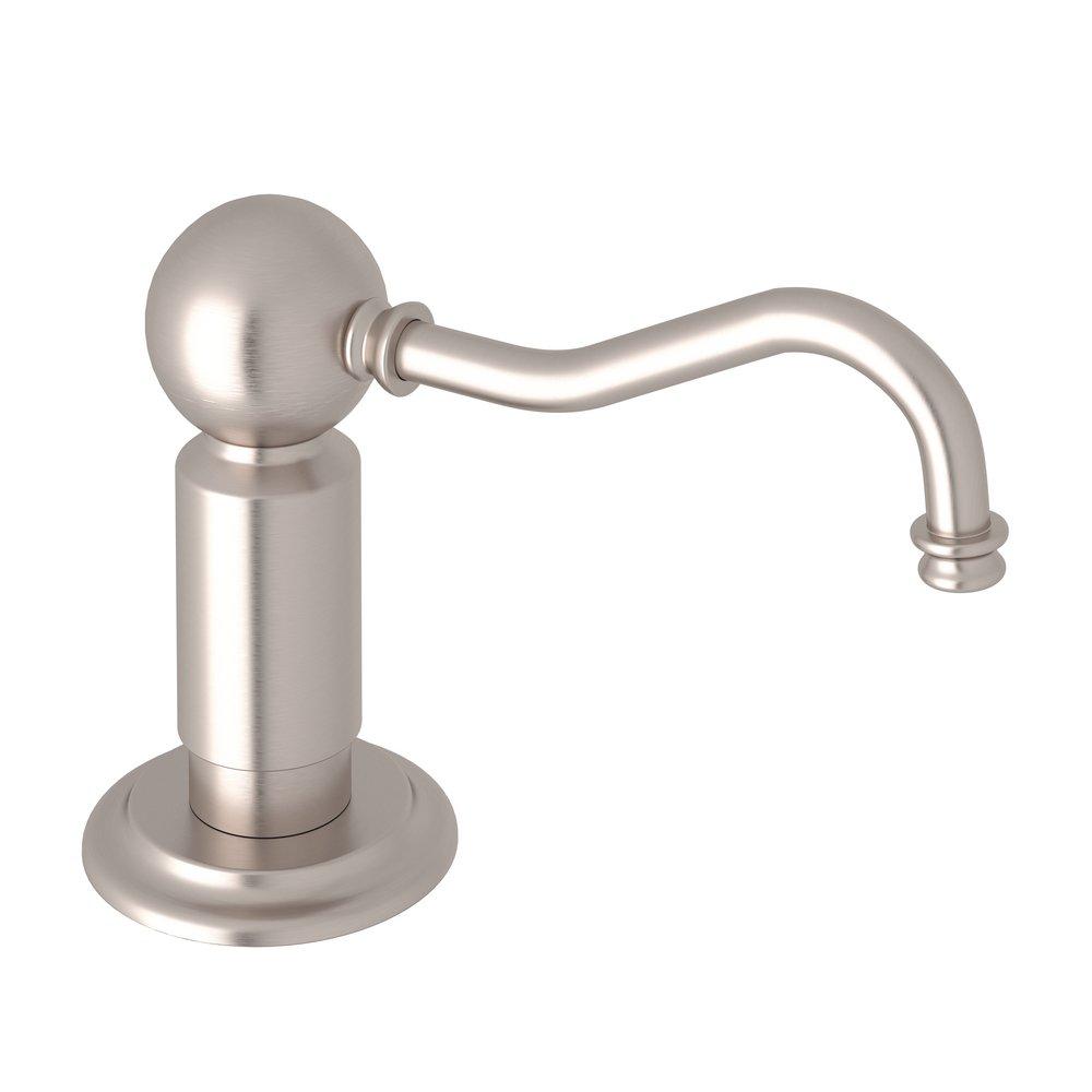 ROHL&reg; Satin Nickel 3-1/2 in. 12 oz Kitchen Soap Dispenser 
