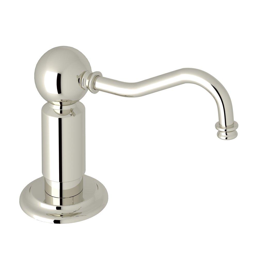 ROHL&reg; Polished Nickel 3-1/2 in. 12 oz Kitchen Soap Dispenser 