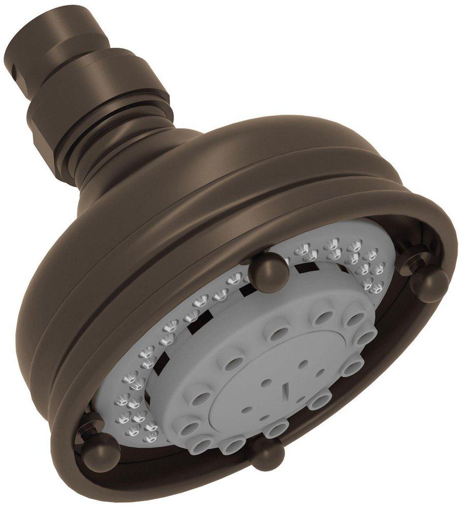 ROHL&reg; Tuscan Brass Multi Function Champagne, Classic and Massage Showerhead 